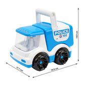 Дитяча машинка "Вантажівка Police" 2178TXK пластик, 17 см. Зображення №5
