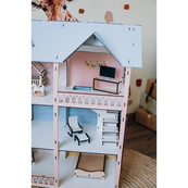 Дитячий дерев'яний будиночок для ляльок Доллі Лофт TG300735729, 73х57х29 см. Зображення №2 Дитячий дерев'яний будиночок для ляльок Доллі Лофт TG300735729, 73х57х29 см. Зображення №2