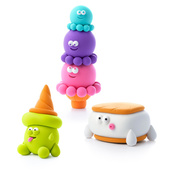 Детский набор пластилина "Классное мороженое" Lipaka 60055-UA01 самостоятельно затвердевает. Изображение №3