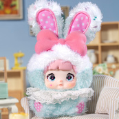 Колекційна м'яка іграшка з кільцем "Зайченята" POP TOP HC023 серії "Nommi". Зображення №4