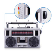 Конструктор в капсуле Кассетный магнитофон MAX 83185DGQ8 серии "Retro" S1. Изображение №2