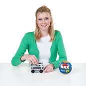 Конструктор в капсуле Кассетный магнитофон MAX 83185DGQ8 серии "Retro" S1. Изображение №7