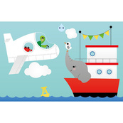 Дитяча книжка "Аплікації наліпками: Машинки" 1655012, 8 сторінок. Зображення №2