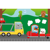 Дитяча книжка "Аплікації наліпками: Машинки" 1655012, 8 сторінок. Зображення №3