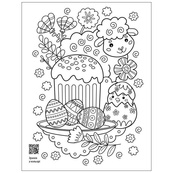 Успокаивающая раскраска "Пасхальные узоры" 11421, 16 страниц. Изображение №2