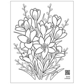 Успокаивающая раскраска "Цветочные узоры" 11422, 16 страниц. Изображение №5