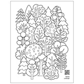 Успокаивающая раскраска "Как всего много" 11417, 16 страниц. Изображение №5