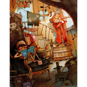 Детская книжка "Банда пиратов: Таинственный остров" 797014, 48 страниц. Изображение №4