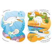 Детская раскраска "Динозавры" 1657006 стишки, задания, 16 страниц. Изображение №3