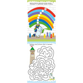 Детская книжка с наклейками "Единорожки и друзья" 1959002 серия "Умные хвостики". Изображение №2