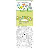 Детская книжка с наклейками "Единорожки и друзья" 1959002 серия "Умные хвостики". Изображение №3