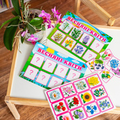 Дидактическая настольная игра "Весенние цветы" 15211017, 2 поля для игры. Изображение №2