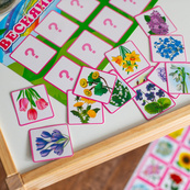 Дидактическая настольная игра "Весенние цветы" 15211017, 2 поля для игры. Изображение №4