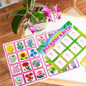 Дидактическая настольная игра "Весенние цветы" 15211017, 2 поля для игры. Изображение №5