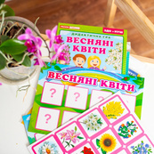 Дидактическая настольная игра "Весенние цветы" 15211017, 2 поля для игры. Изображение №6