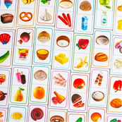 Детская настольная игра "Домино. Продукты питания" 10109169, 28 карт. Изображение №5