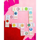 Детская настольная игра "Домино. Изучаем время" 10120209, 28 фишек. Изображение №5