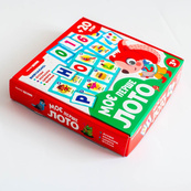 Дитяча настільна гра "Моє перше лото. Вивчаємо букви та цифри" 10156027. Зображення №2