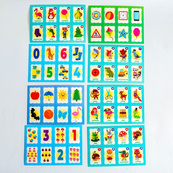 Дитяча настільна гра "Моє перше лото. Вивчаємо букви та цифри" 10156027. Зображення №10