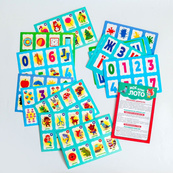 Дитяча настільна гра "Моє перше лото. Вивчаємо букви та цифри" 10156027. Зображення №11