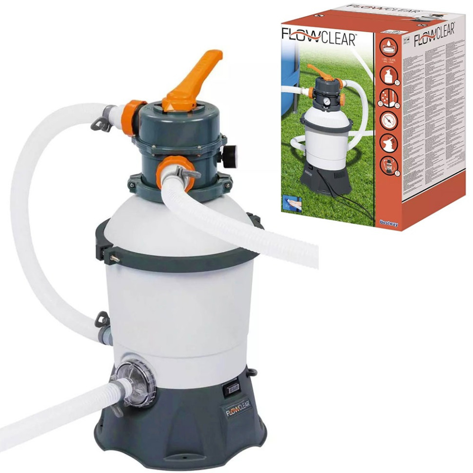 Фільтр-насос для басейнів 58515, 2006 літрів на годину Фільтр-насос для басейнів 58515, 2006 літрів на годину