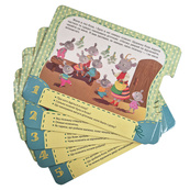 Детская Сказка-пазл "Трое поросят. Волк и семь козлят" 826005 картон, 5 страниц. Изображение №3