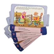 Детская Сказка-пазл "Курочка Ряба. Лисиця та Журавель" 826006 картон, 5 страниц. Изображение №4