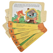 Дитяча Казка-пазл "Колобок. Лисиця та заєць" 826004 картон, 5 сторінок. Зображення №4