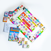 Настільна економічна гра Монополія 10120186 ігрове поле, картки, фішки. Зображення №5