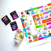 Настільна економічна гра Монополія 10120186 ігрове поле, картки, фішки. Зображення №7