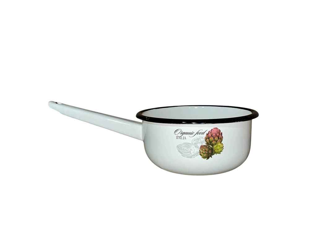 Ківш ем. 1,5л /2 без кришки Артішок Ідилія (молочна) (I21082/2) ТМ IDILIA Ківш ем. 1,5л /2 без кришки Артішок Ідилія (молочна) (I21082/2) ТМ IDILIA