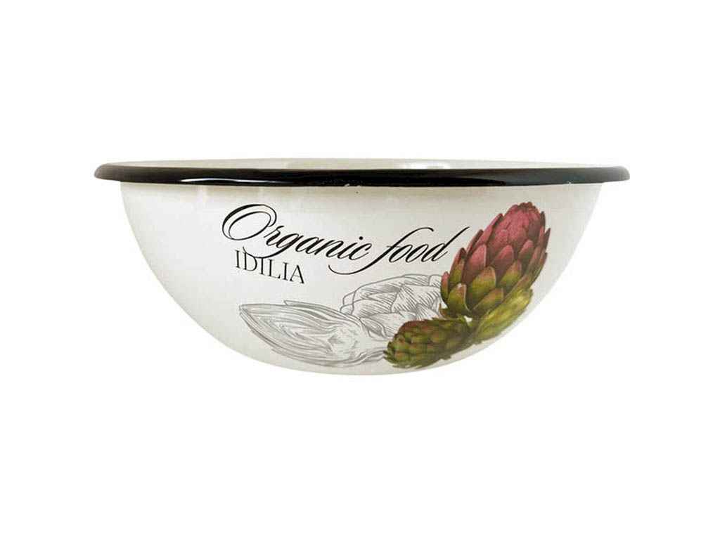 Миска ем. 600мл /2 Артішок Ідилія (молочна) (I0305/2) ТМ IDILIA Миска ем. 600мл /2 Артішок Ідилія (молочна) (I0305/2) ТМ IDILIA