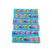 Деревянная настольная игра "Морские жители-1" Ubumblebees (ПСД003) PSD003 сортер-комодик. Изображение №2