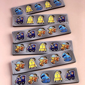 Дерев'яна настільна гра "Транспорт-2" Ubumblebees (ПСД006) PSD006 сортер-комодик. Зображення №4