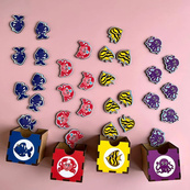 Деревянная настольная игра "Морские жители-1" Ubumblebees (ПСД003) PSD003 сортер-комодик. Изображение №7