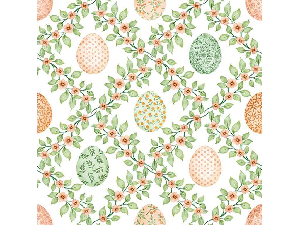 Серветки паперові великодні ВЕЛИКОДНІЙ ПАТЕРН 33*33см 18шт/уп 3шар ТМSILKEN Серветки паперові великодні ВЕЛИКОДНІЙ ПАТЕРН 33*33см 18шт/уп 3шар ТМSILKEN