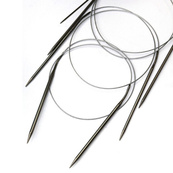 Круговые спицы для вязания KNIT10, 80 см, диаметр 3,17 мм. Изображение №2