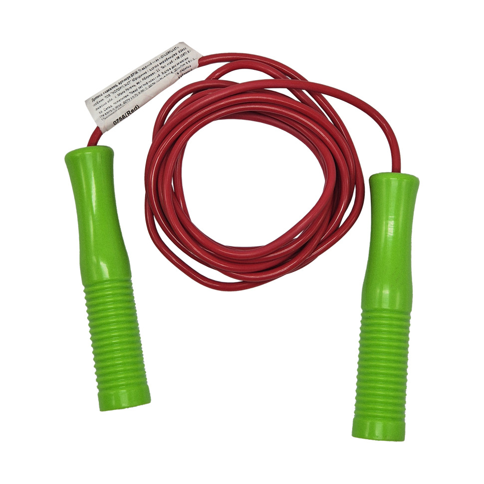Детская Скакалка №2 0756(Red) диаметр 4 мм, длина 260 см, цветная Детская Скакалка №2 0756(Red) диаметр 4 мм, длина 260 см, цветная