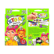Розважальна та розвиваюча настільна гра "Хто Я? Sketch" HIM-06-01U з фломастерами. Зображення №2