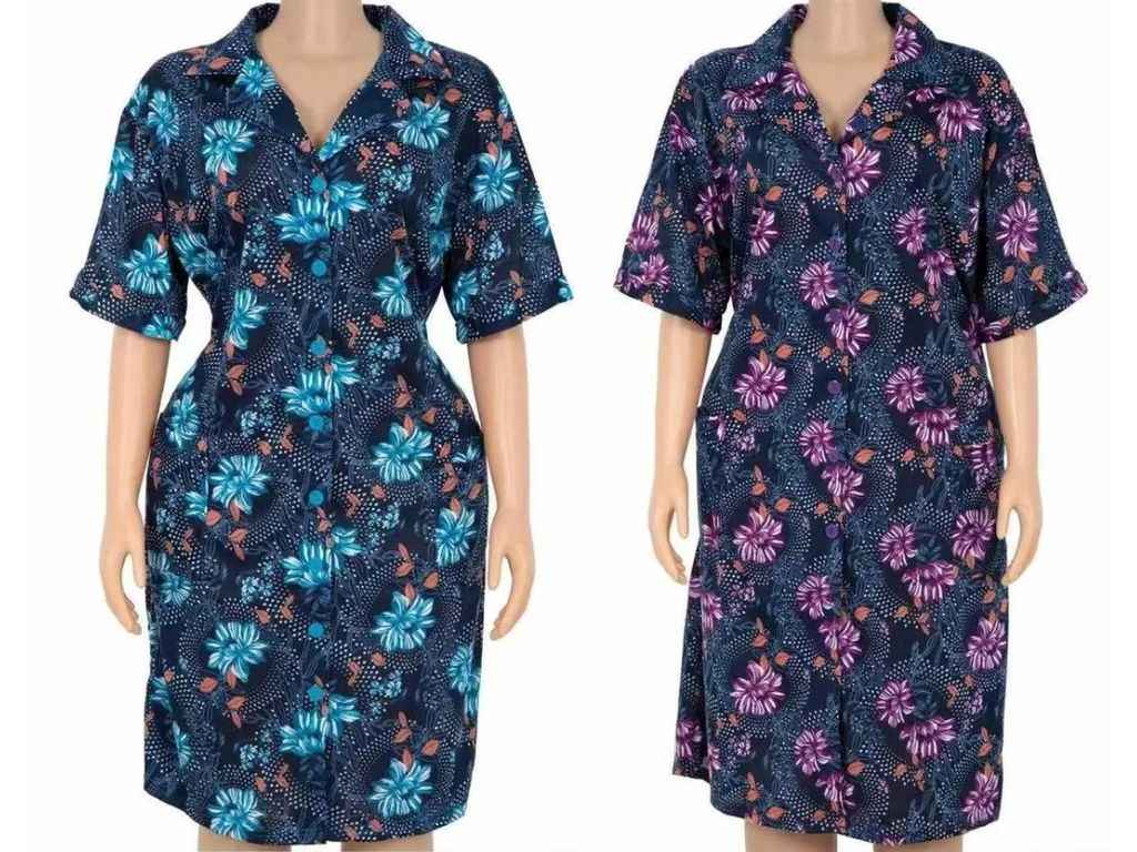 Халат жін бавовна арт.s-27 р.5XL в асортименті ТМ HETAI Халат жін бавовна арт.s-27 р.5XL в асортименті ТМ HETAI