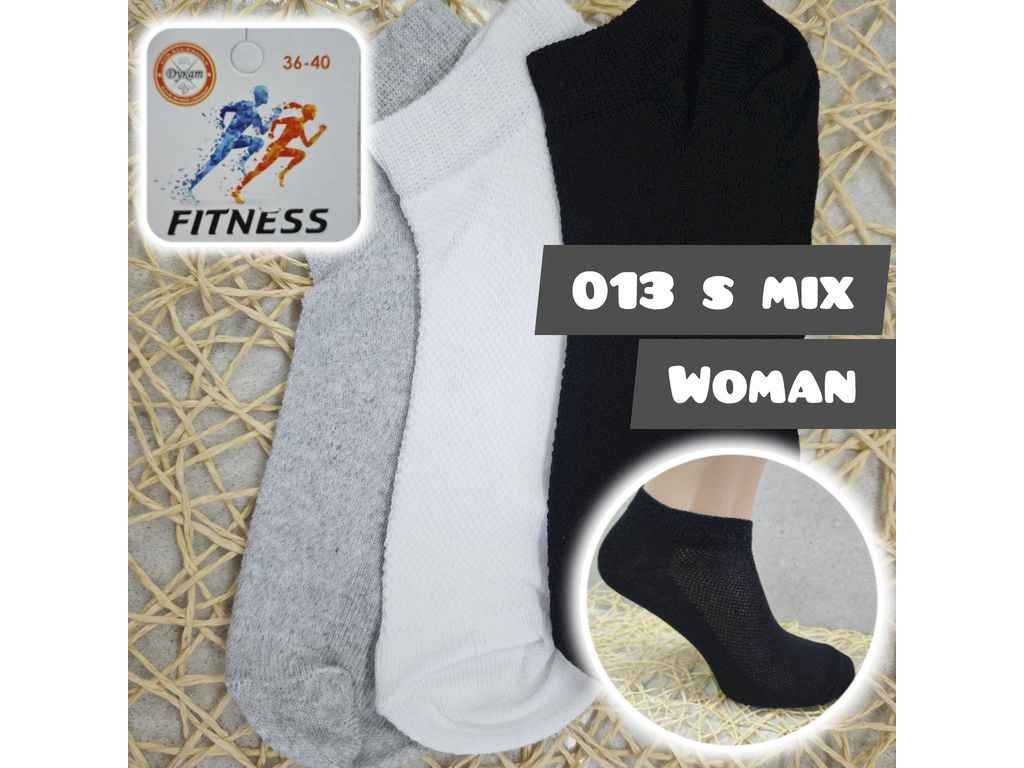 Шкарпетки жін сітка короткі 013S Woman Mix р.36-40 12пар ТМ WOMAN Шкарпетки жін сітка короткі 013S Woman Mix р.36-40 12пар ТМ WOMAN