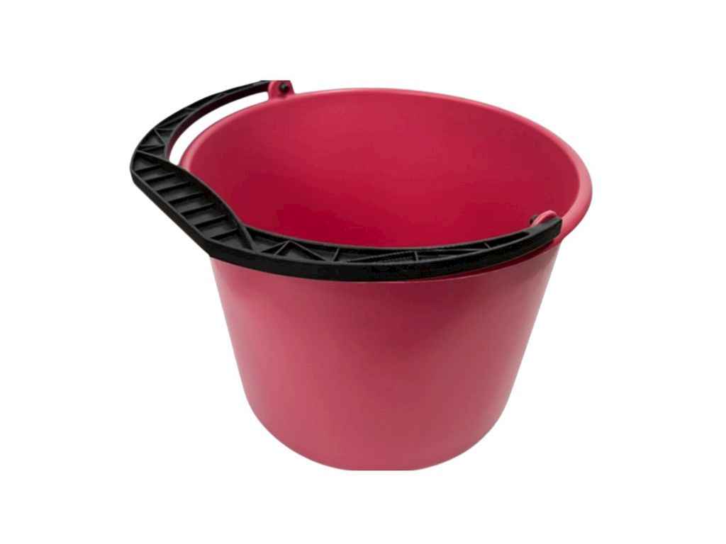 Відро будівельне 13л малинове з пласт. ручкою ТМ ЗАПАДНАЯ Відро будівельне 13л малинове з пласт. ручкою ТМ ЗАПАДНАЯ