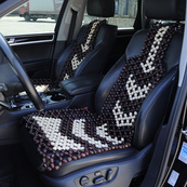 Масажер накидка автомобільна,Віск кісточка дрібна Комбінована 118х43 "МIКС "(2шт). Зображення №3