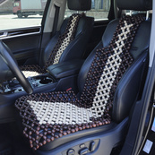 Масажер накидка автомобільна,Віск кісточка дрібна Комбінована 118х43 "МIКС "(2шт). Зображення №4