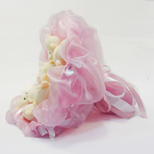 Букет з іграшок Ведмедики ніжно-рожевий 5347IT з 11ю іграшками. Зображення №2