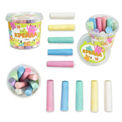 Крейда для малювання на асфальті 50139ST 16 штук, різнокольорова. Зображення №2