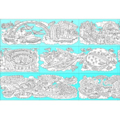 Детская раскраска "Дли-и-и-и-тельное путешествие: На небе" 784002, длина 4,5 метра. Изображение №2