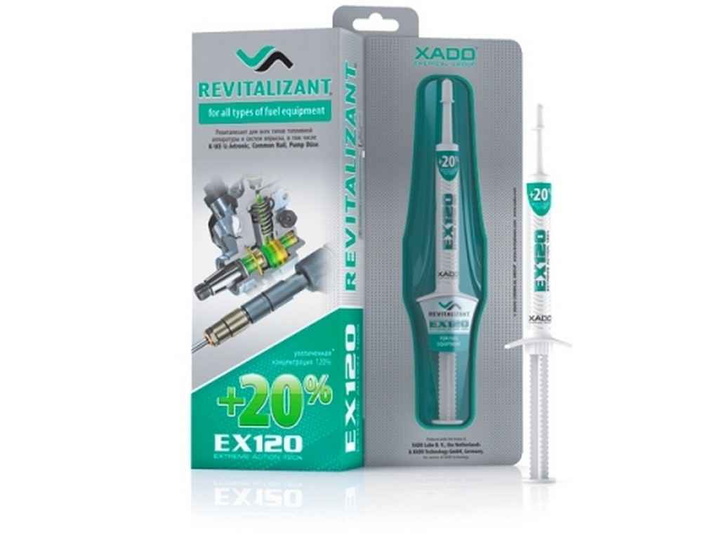 Ревіталізант EX120 для всіх типів паливної апаратури 8мл ТМXADO Ревіталізант EX120 для всіх типів паливної апаратури 8мл ТМXADO