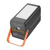 Портативний акумулятор POWER BANK 100 000 mAh HOCO DB49 22.5W+PD20W+QC3.0 Black (Сонячна панель). Изображение №2