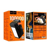 Портативний акумулятор POWER BANK 100 000 mAh HOCO DB49 22.5W+PD20W+QC3.0 Black (Сонячна панель). Изображение №3